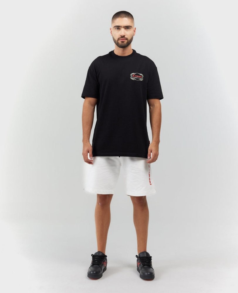 T-Shirt-Men-Estilo-Black-Clemont--Semi-Oversized