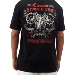 T-Shirt-Men-Estilo-Black-Clemont--Semi-Oversized