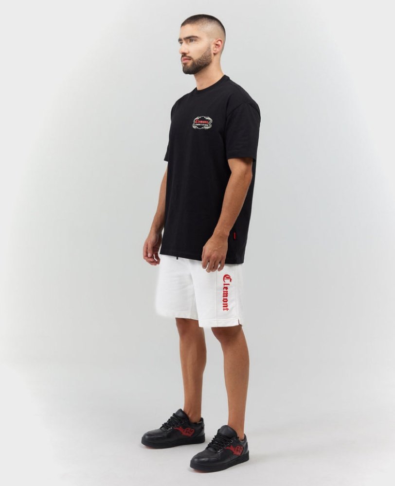 T-Shirt-Men-Estilo-Black-Clemont--Semi-Oversized