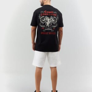 T-Shirt-Men-Estilo-Black-Clemont--Semi-Oversized
