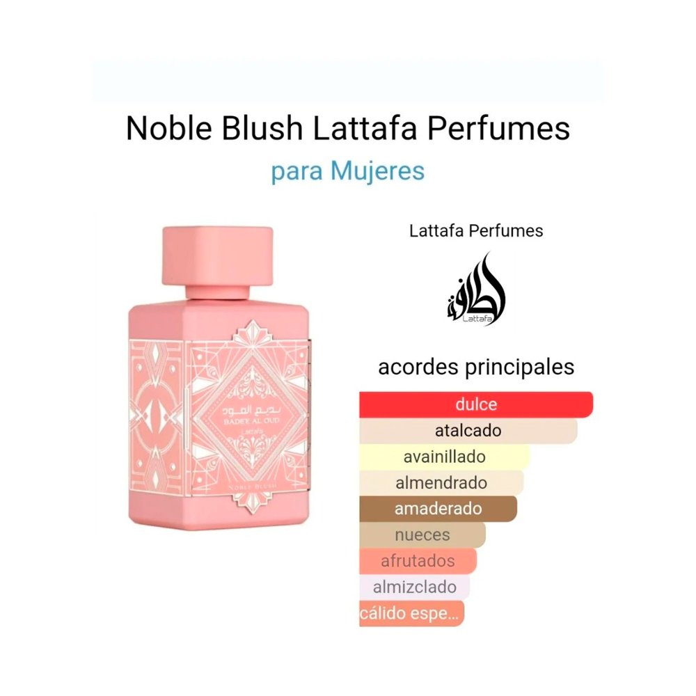 Noble Blush Lattafa Perfumes para Mujeres