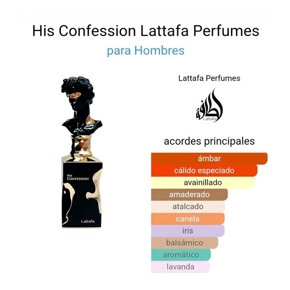 His Confession Lattafa Perfumes para Hombres
