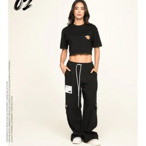 Crop Top Hide S1132 Y/OUT