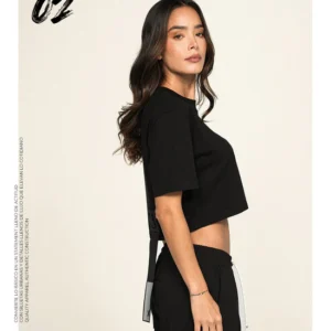 Crop Top Hide S1132 Y/OUT