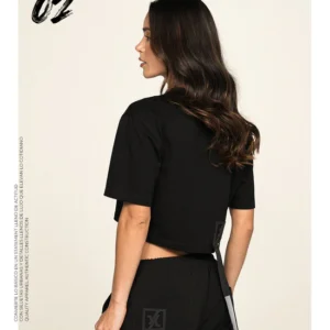 Crop Top Hide S1132 Y/OUT